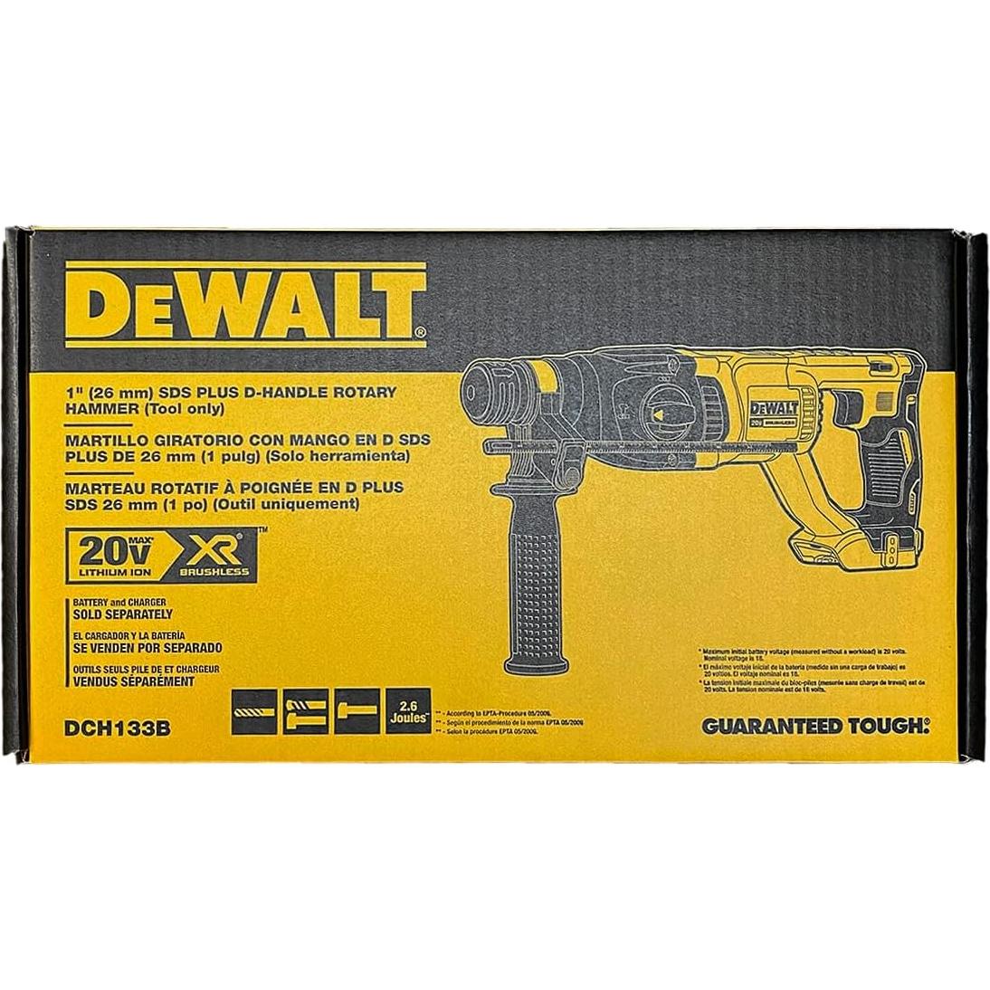 Martillo Rotativo Inalámbrico DEWALT DCH133 20V 1"