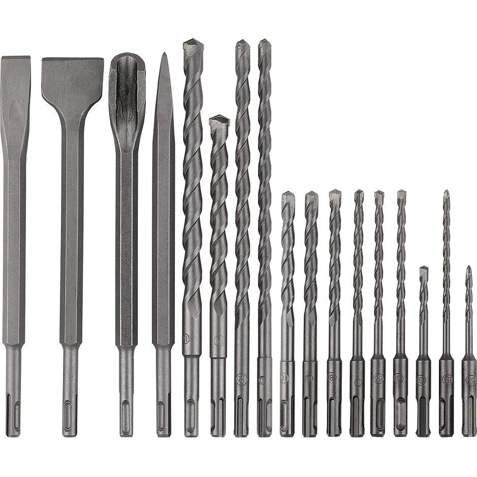 Juego de Brocas y Cinceles COMOWARE 17 Piezas para Martillo