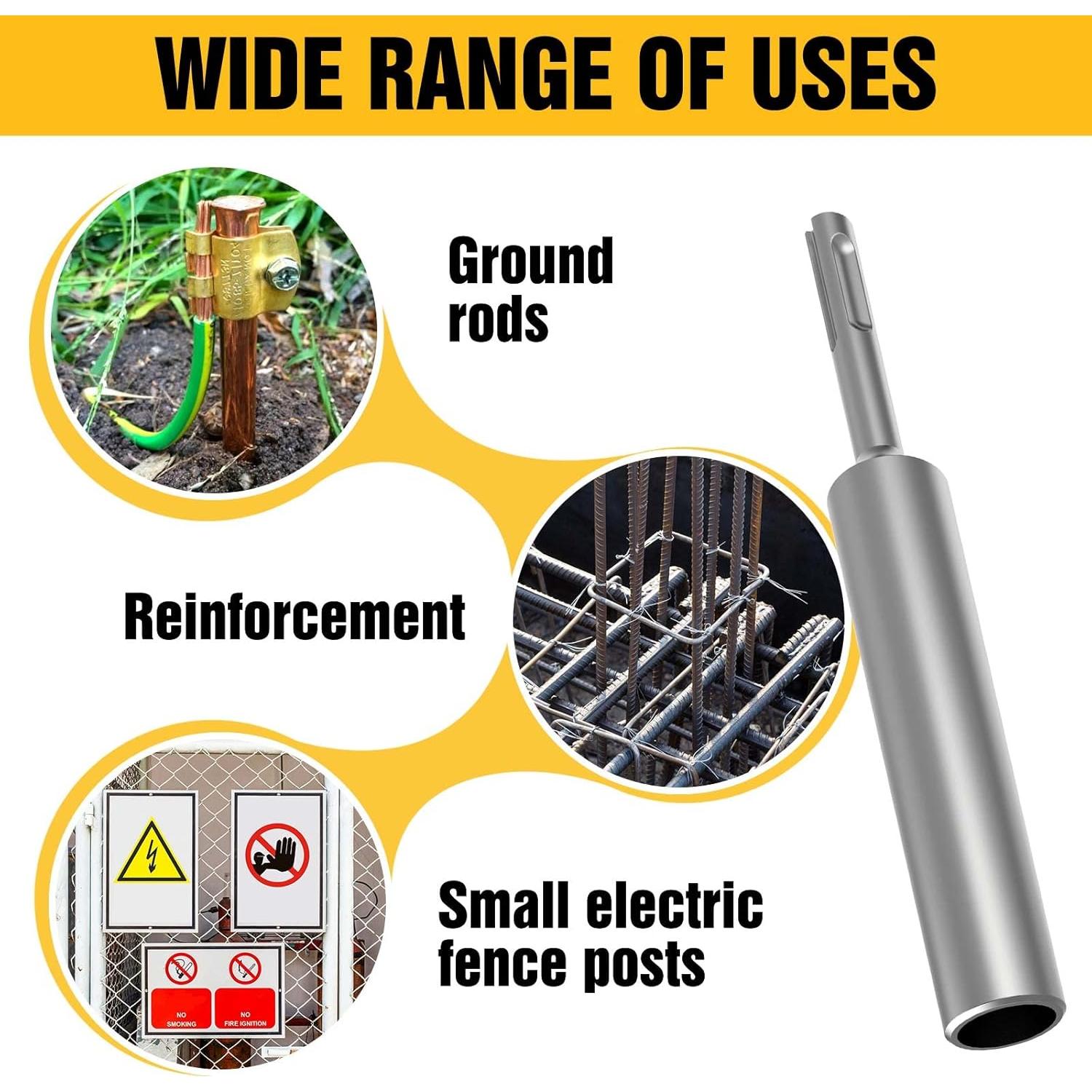 Conductor de Varilla de Tierra SKMYL SDS Plus 170mm Acero