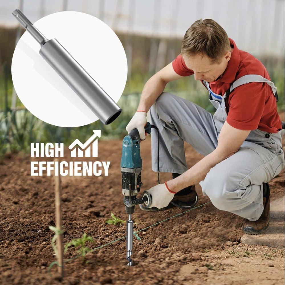 Conductor de Varilla de Tierra Mdkave SDS-Plus 172mm Duradero