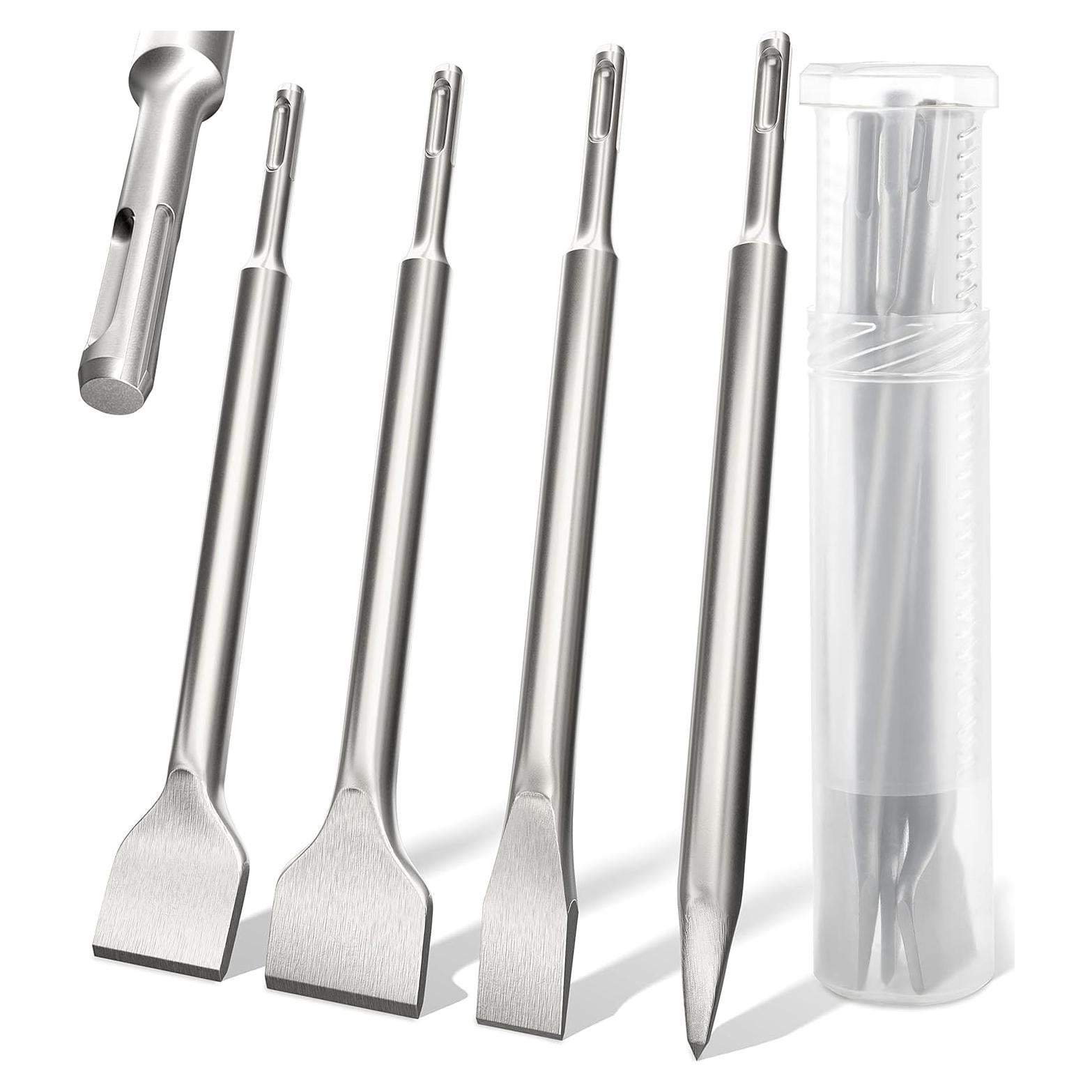 Juego de Cinceles SDS-Plus SPProducts 4 Piezas para Concreto