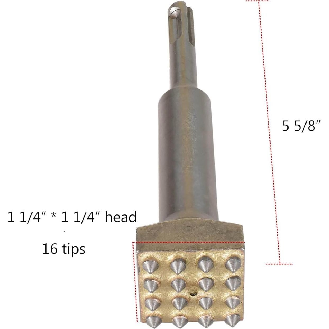 Cincel Bushing SDS Plus ACTINTOOL 16 Consejos 2 Piezas