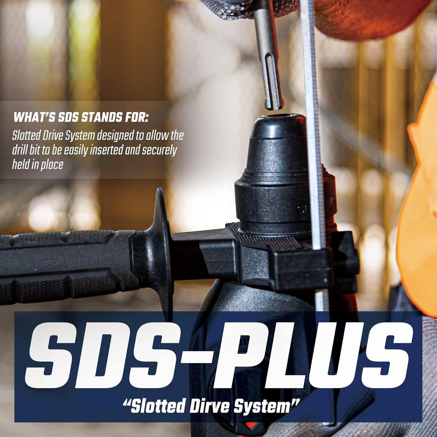 Taladro Rotatorio DongCheng 6.7A SDS-Plus 1200 RPM 3.26 kg