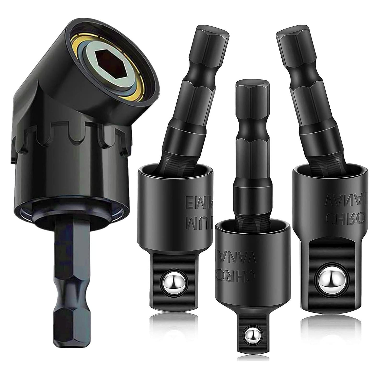 Adaptador de Taladro CIGOTU 4 en 1 Ángulo Recto 105°