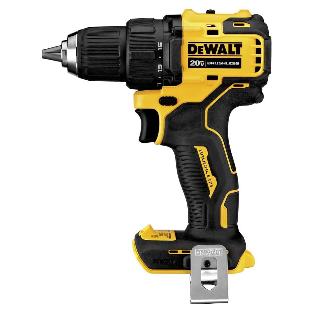 Taladro Inalámbrico DEWALT ATOMIC 20V MAX 1/2" Sin Escobillas