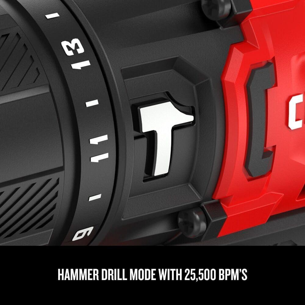 Taladro de Martillo Inalámbrico Craftsman V20 20V 1,27 cm