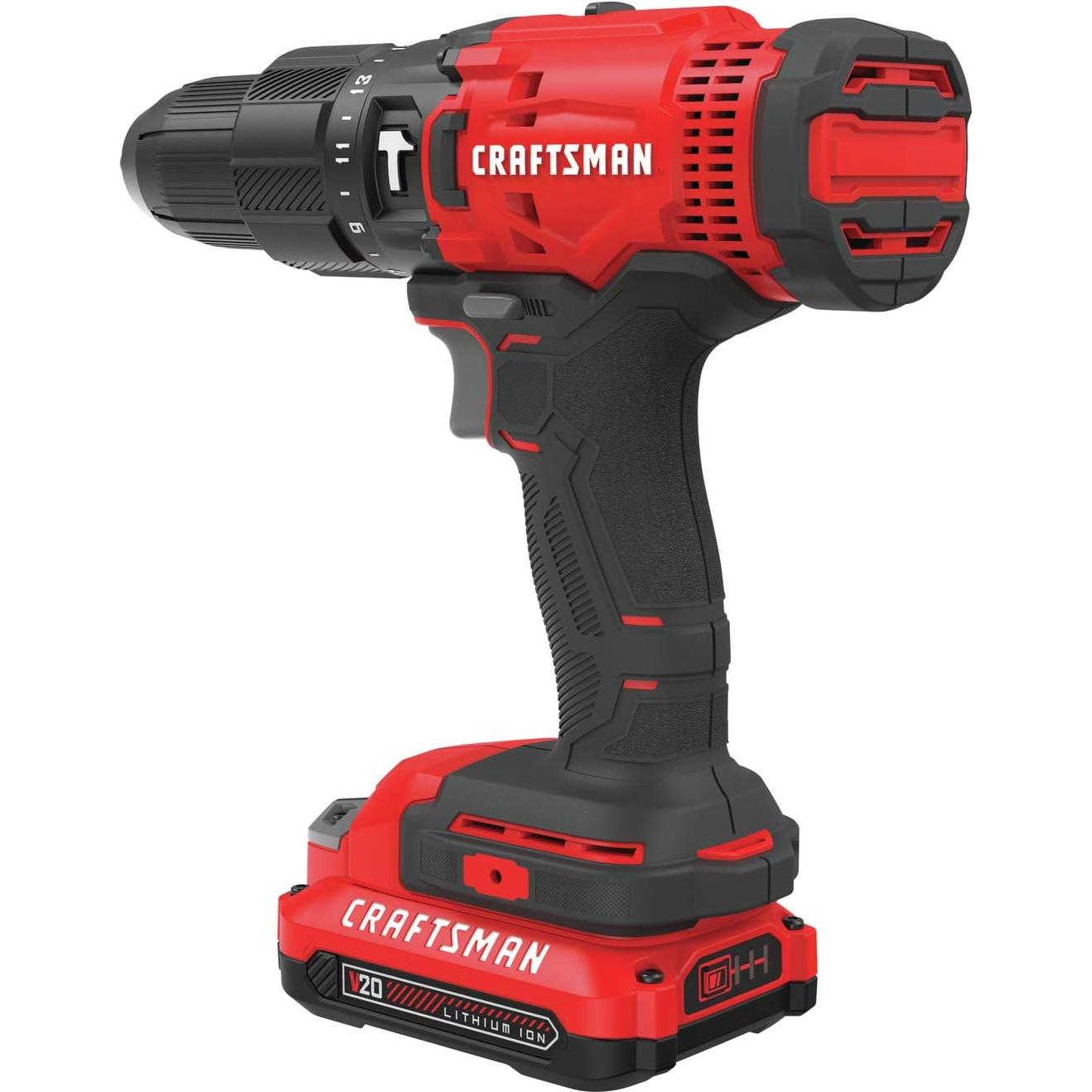 Taladro de Martillo Inalámbrico Craftsman V20 20V 1,27 cm