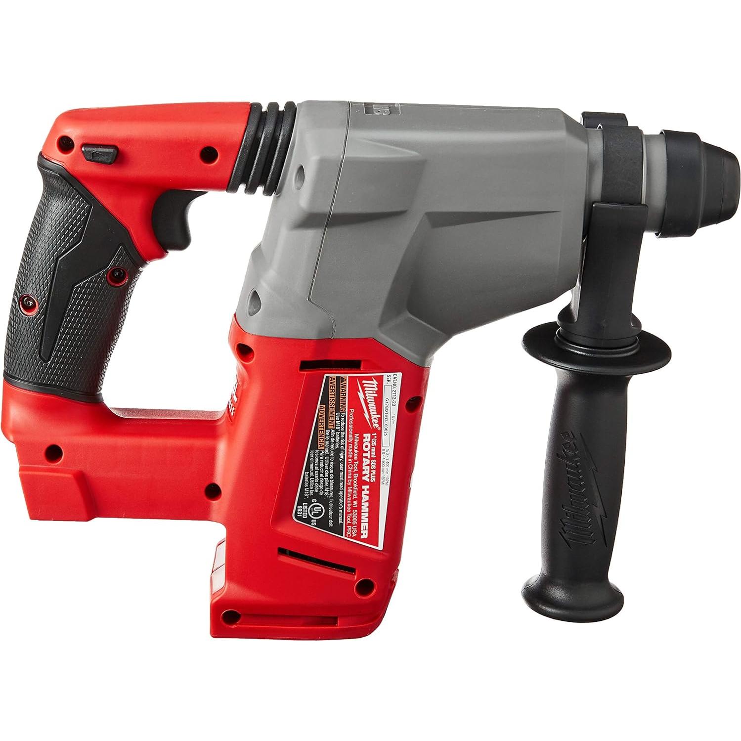 Martillo Rotativo Inalámbrico Milwaukee 2712-20 18V SDS Plus