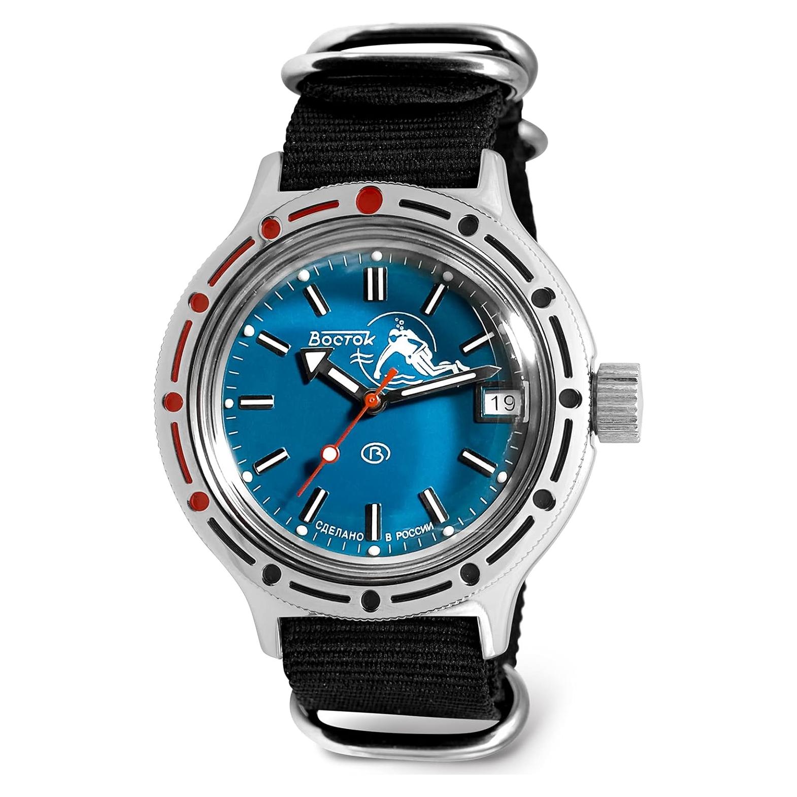 Reloj Automático de Buceo Vostok Amphibia 420059 40mm