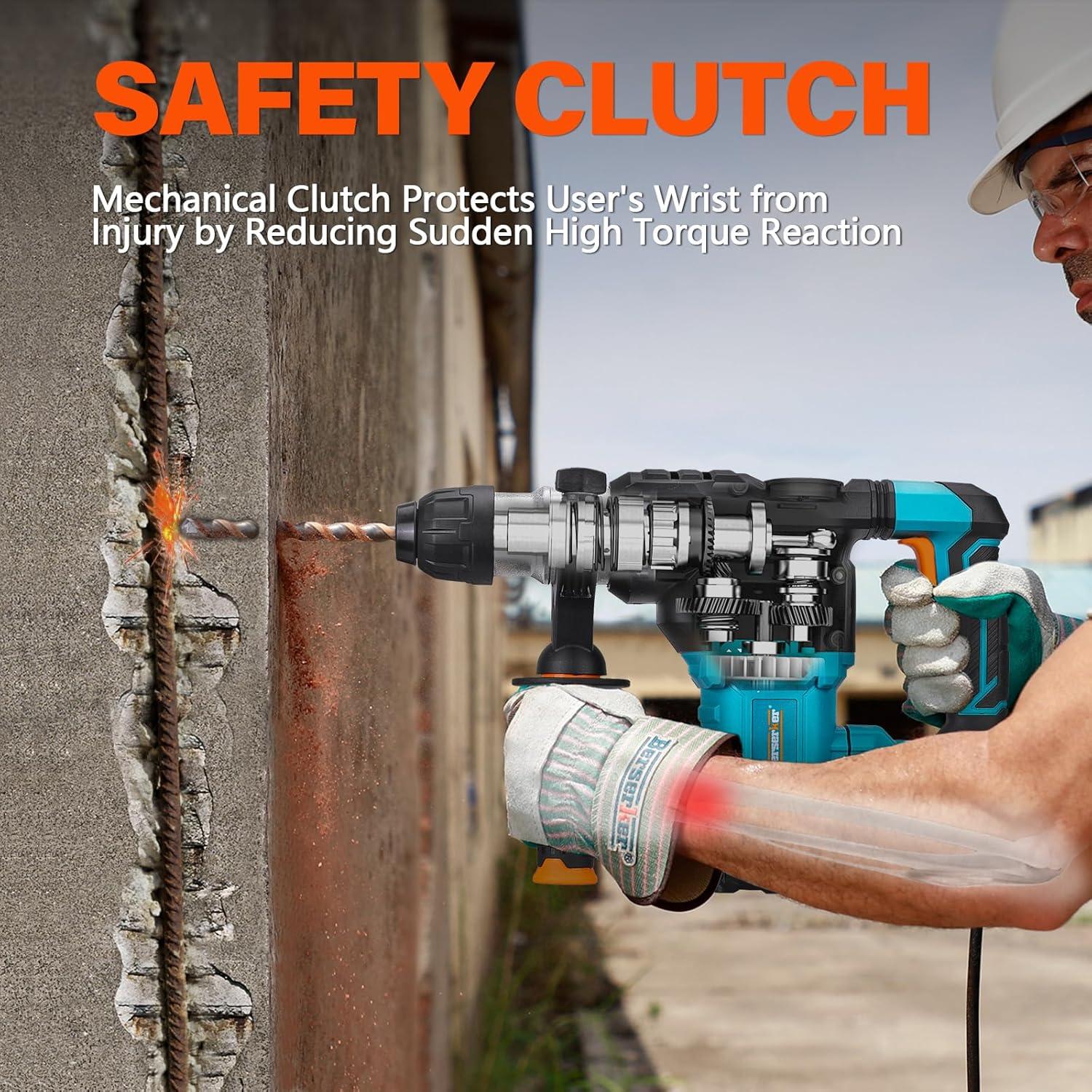 Taladro Rotatorio Berserker 32MB 1500W 4 Funciones SDS-Plus