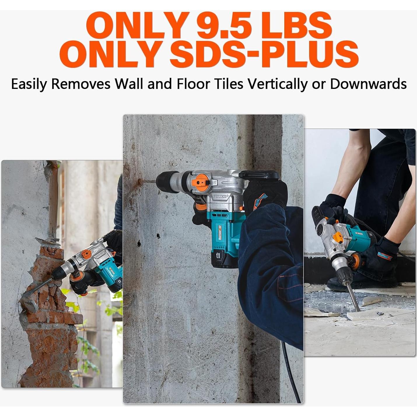 Martillo Rotativo Berserker 26FA 9A 3 Funciones 1050W