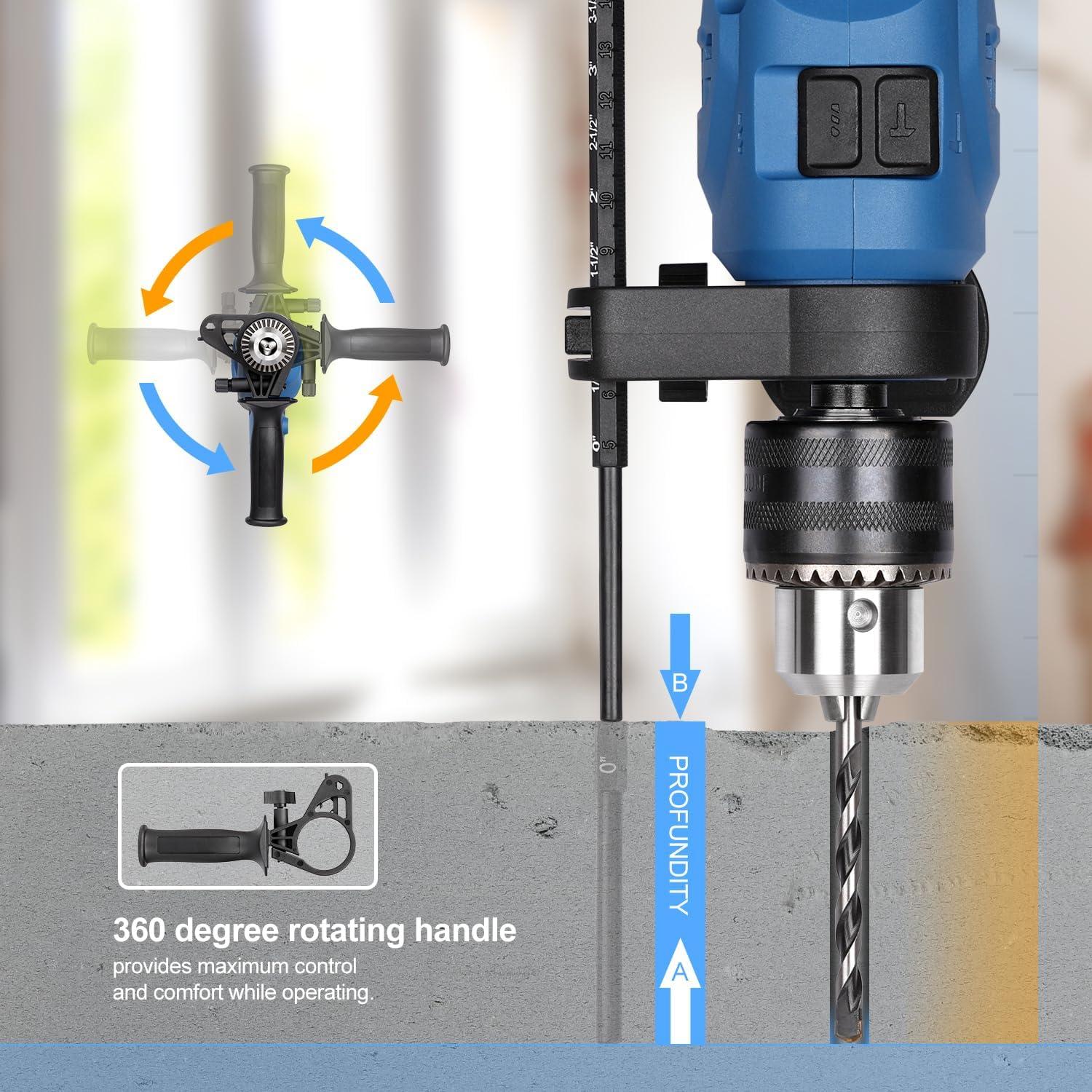 Martillo Perforador G LAXIA 4.5A 105pcs Accesorios 3000RPM