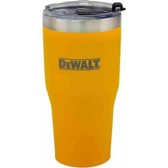 Vaso Térmico DEWALT 887 ml Amarillo Aislado Doble Pared