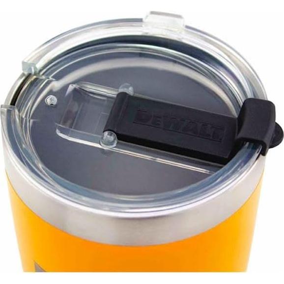 Vaso Térmico DEWALT 887 ml Amarillo Aislado Doble Pared