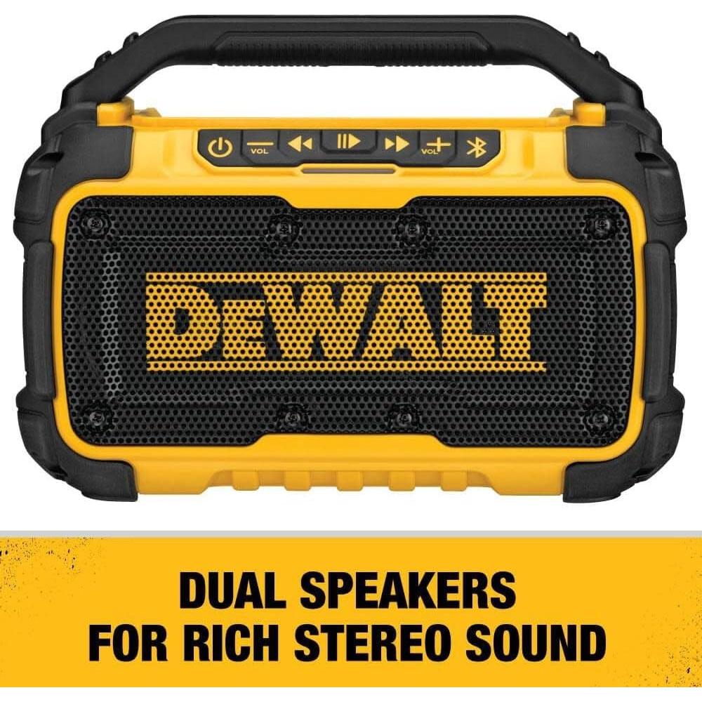 Altavoz Bluetooth DEWALT DCR010 20V Resistente para Trabajo
