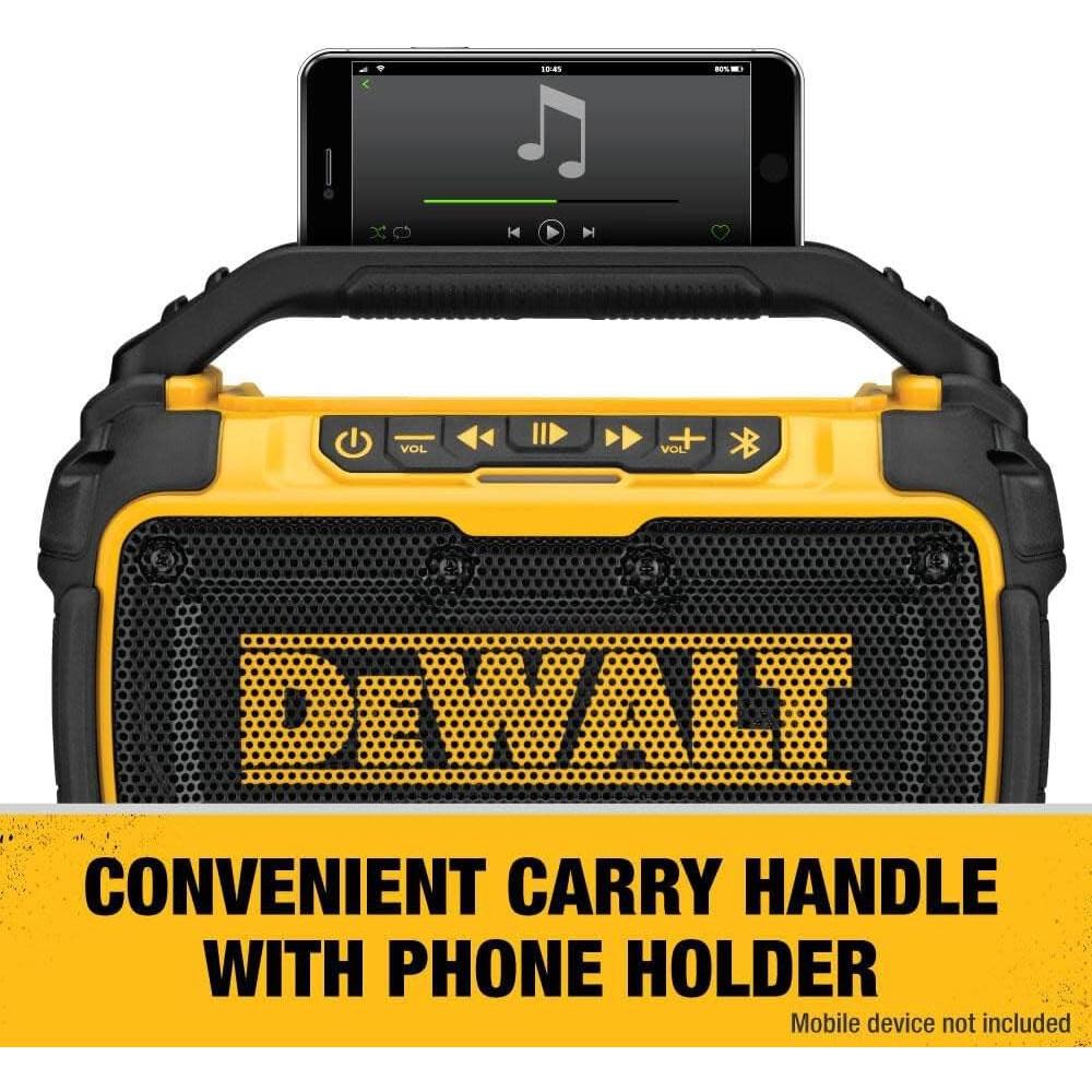 Altavoz Bluetooth DEWALT DCR010 20V Resistente para Trabajo