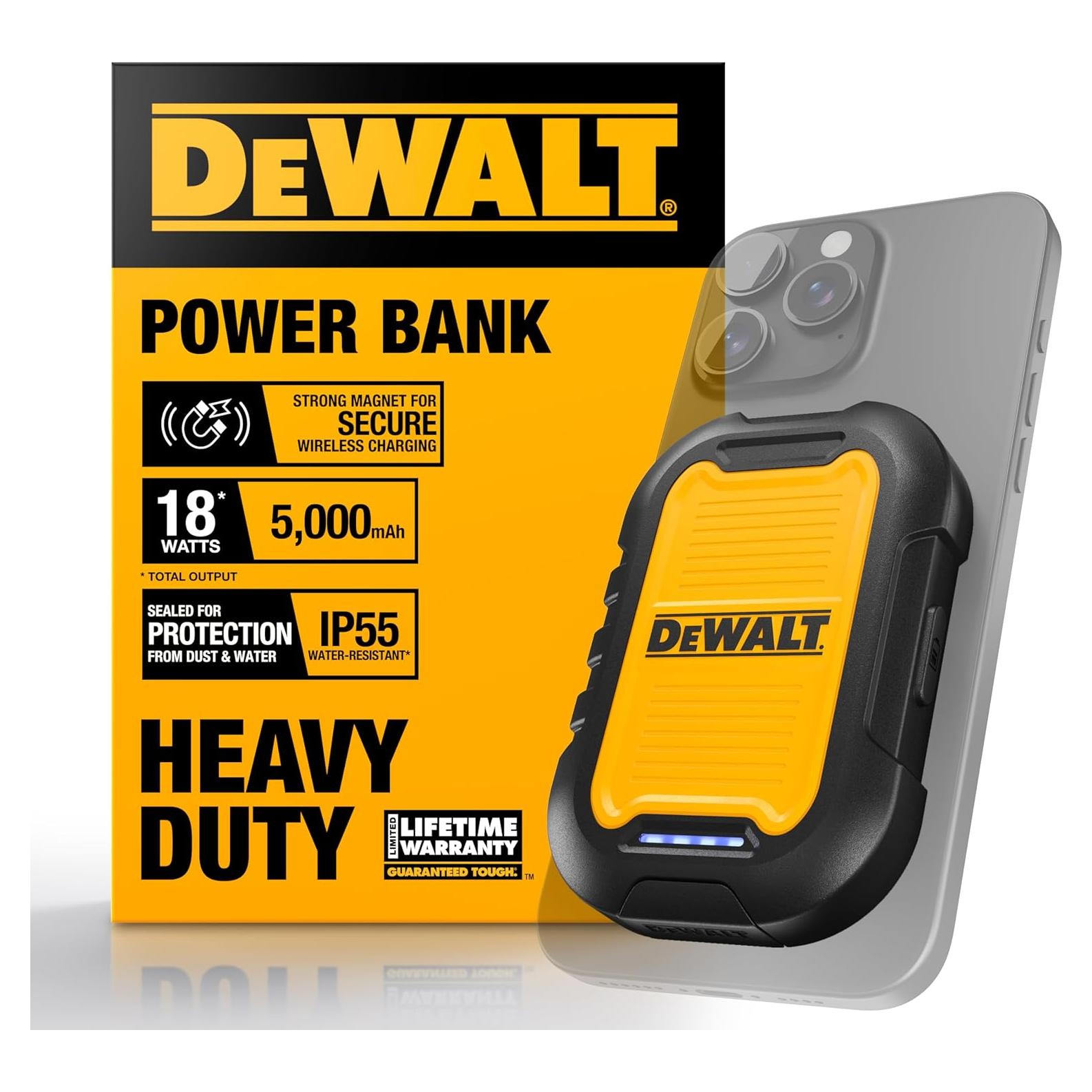 Batería Portátil Inalámbrica DEWALT 5000mAh Carga Rápida