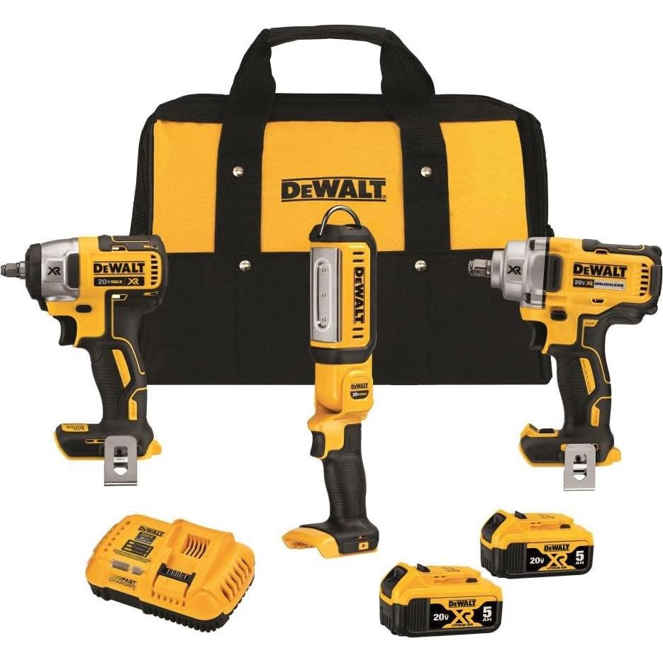 Kit Automotriz Dewalt 20V Max XR 3 Herramientas