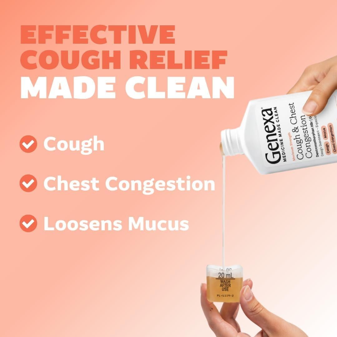 Jarabe para la Tos Genexa 177 ml - Alivio Congestión Torácica