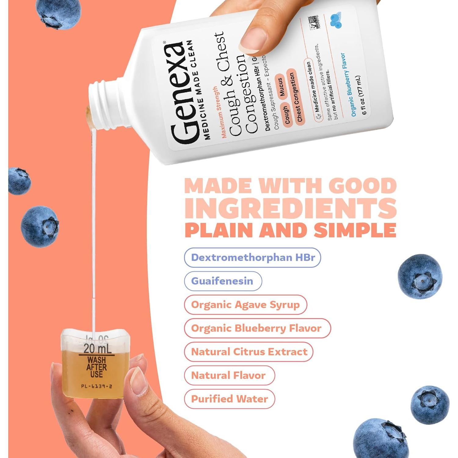 Jarabe para la Tos Genexa 177 ml - Alivio Congestión Torácica