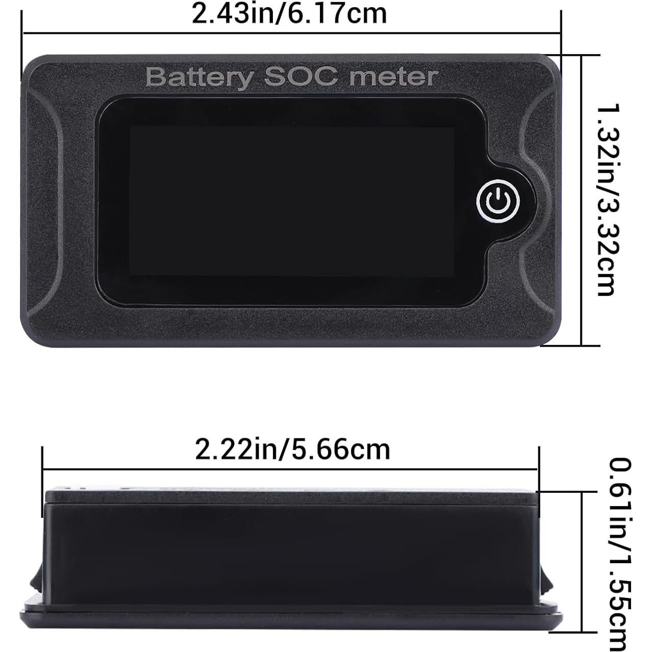 Medidor de Batería DROK 12V LCD para Batería de Litio
