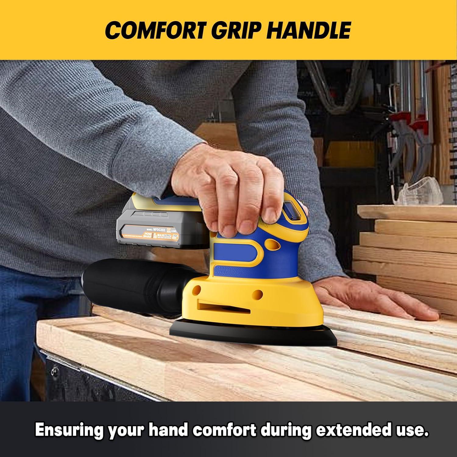 Lijadora Detallada Inalámbrica Mayoki 20V 1.9A con Accesorios