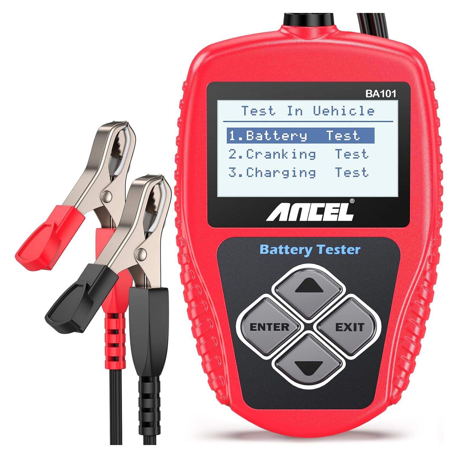 Probador de Batería ANCEL BA101 12V Carga 100-2000 CCA