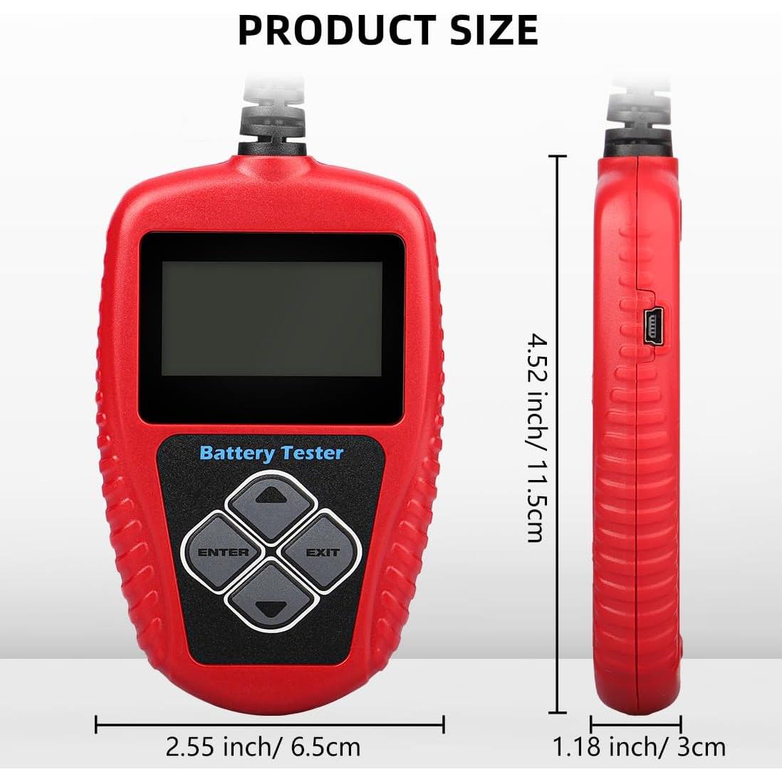 Probador de Batería ANCEL BA101 12V Carga 100-2000 CCA
