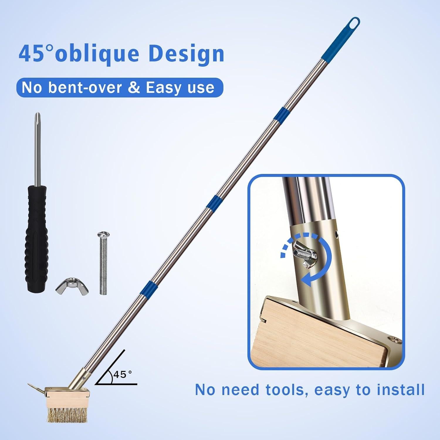 Cepillo Removedor de Lechada GHWMYD con Mango Ajustable