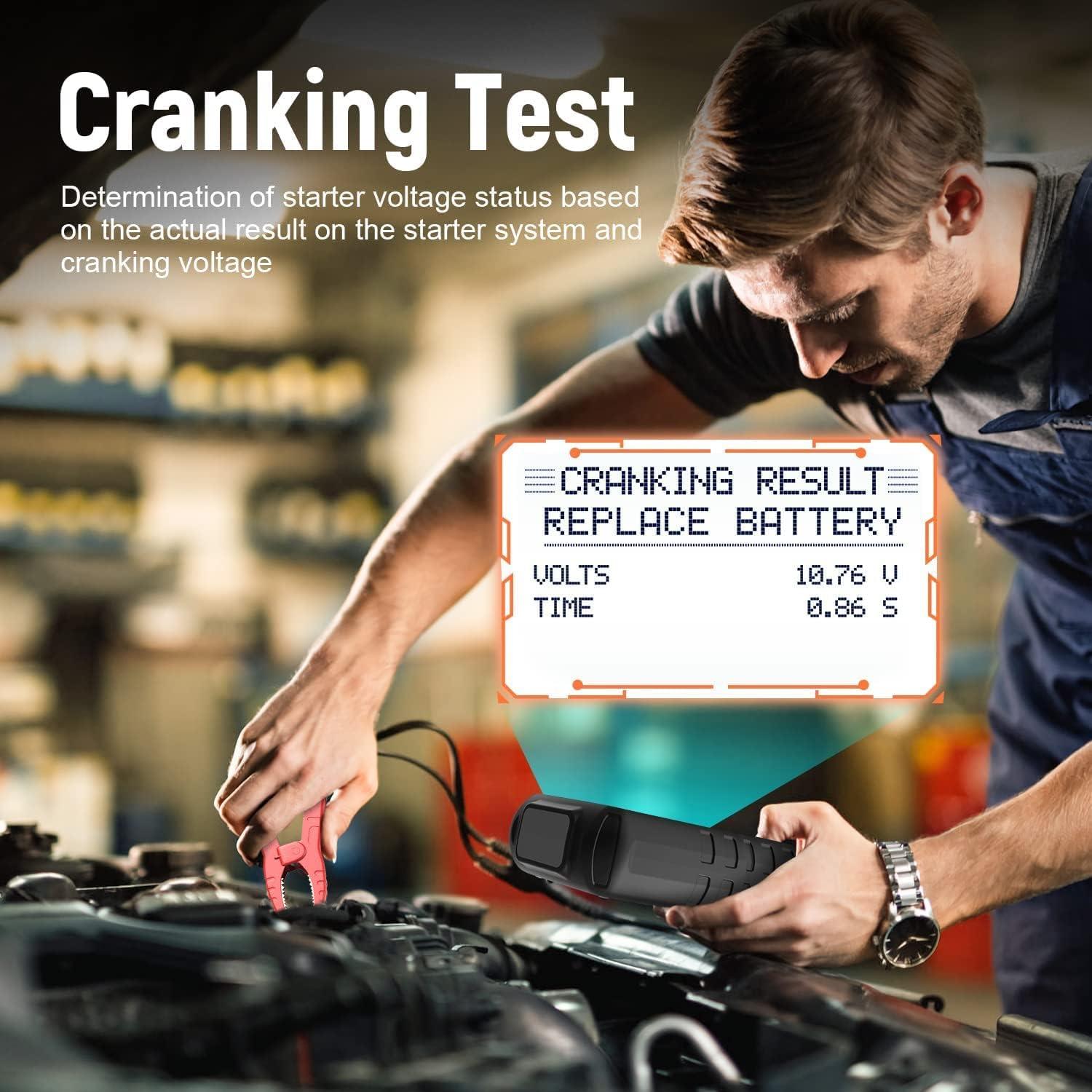 Probador de Baterías FOXWELL BT705 12V 24V Digital LCD