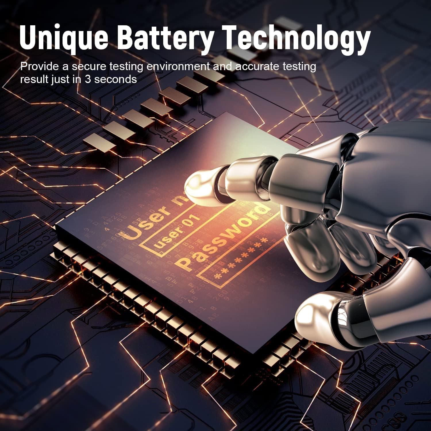 Probador de Baterías FOXWELL BT705 12V 24V Digital LCD