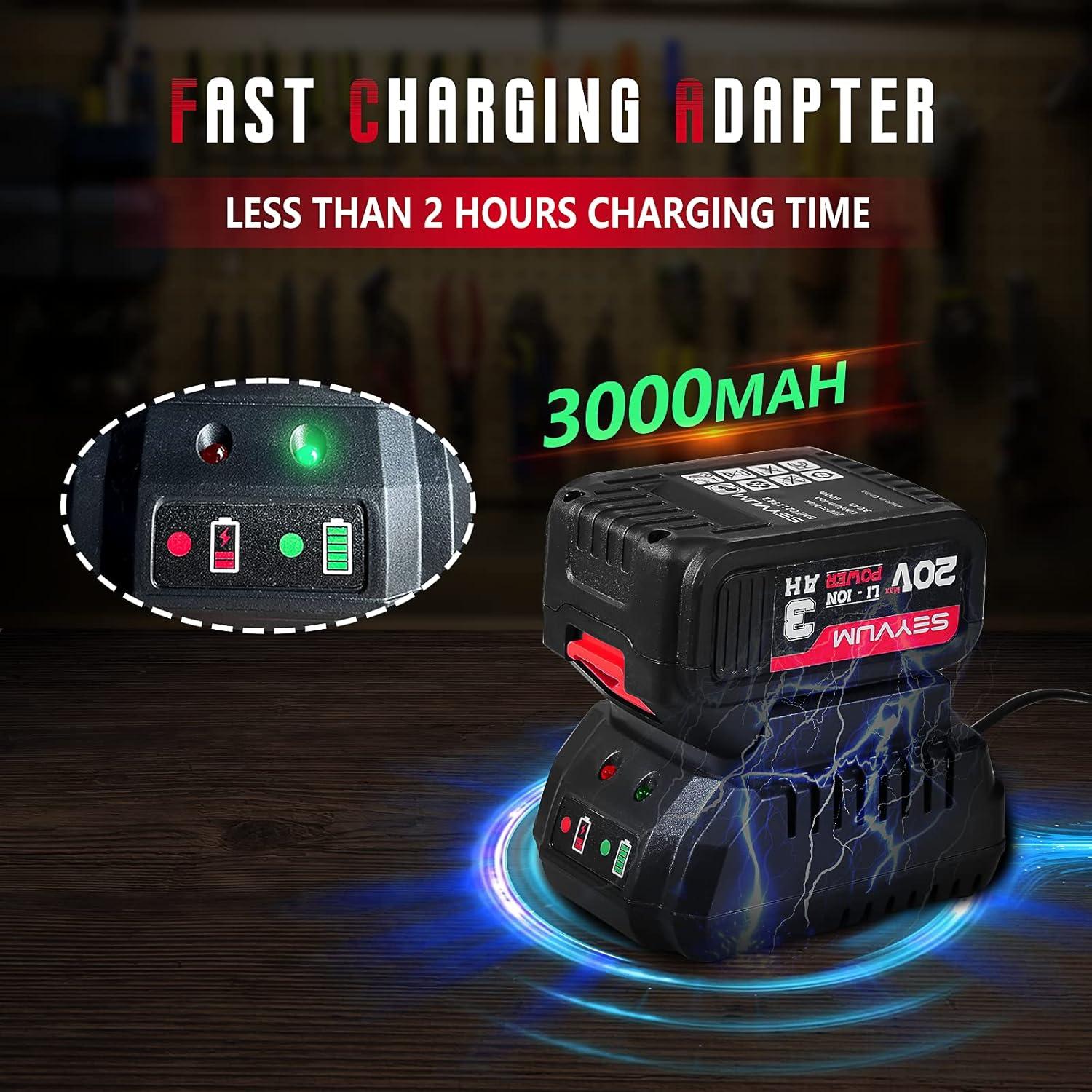 Llave de Impacto SEYVUM 20V 320 Nm Inalámbrica con Batería