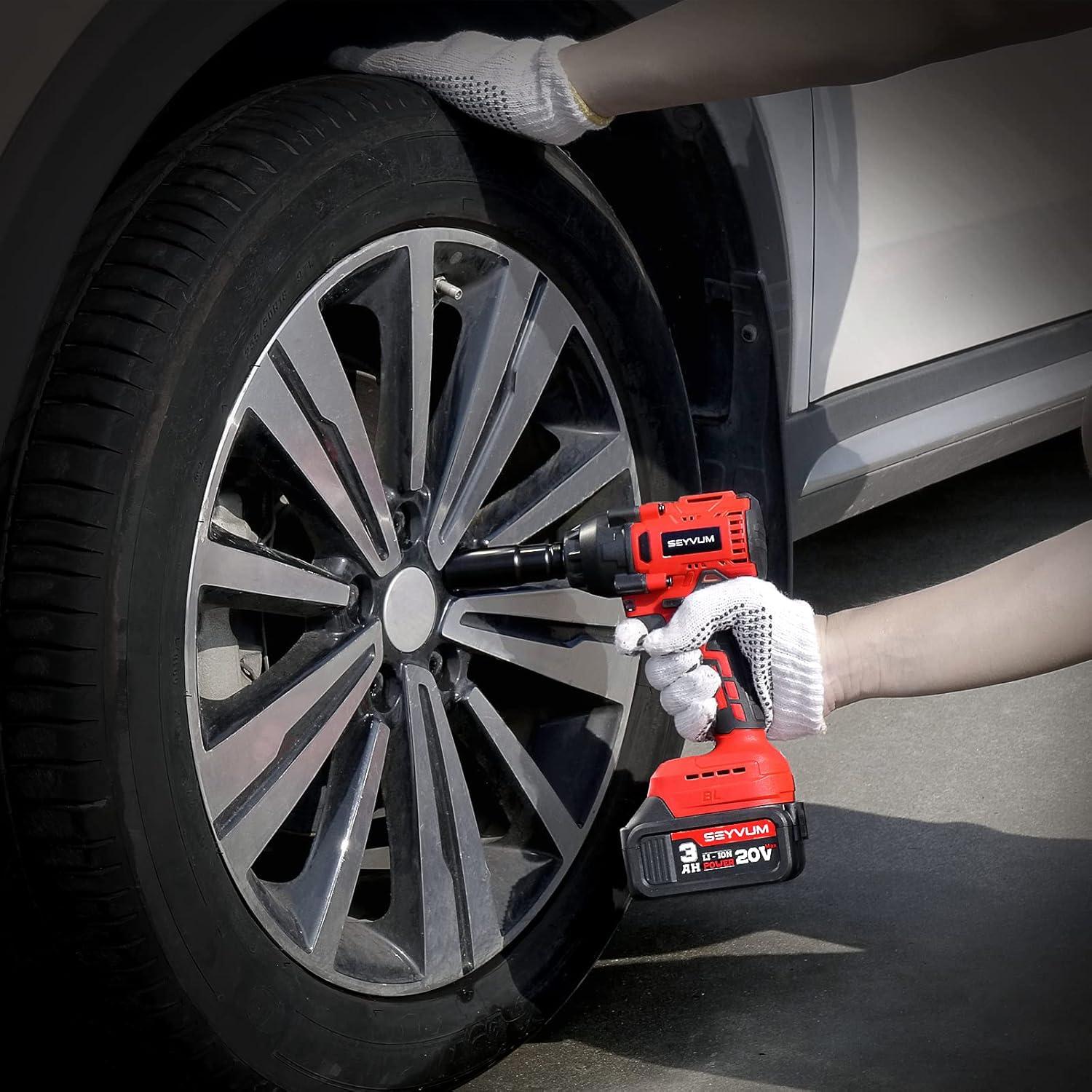 Llave de Impacto SEYVUM 20V 320 Nm Inalámbrica con Batería