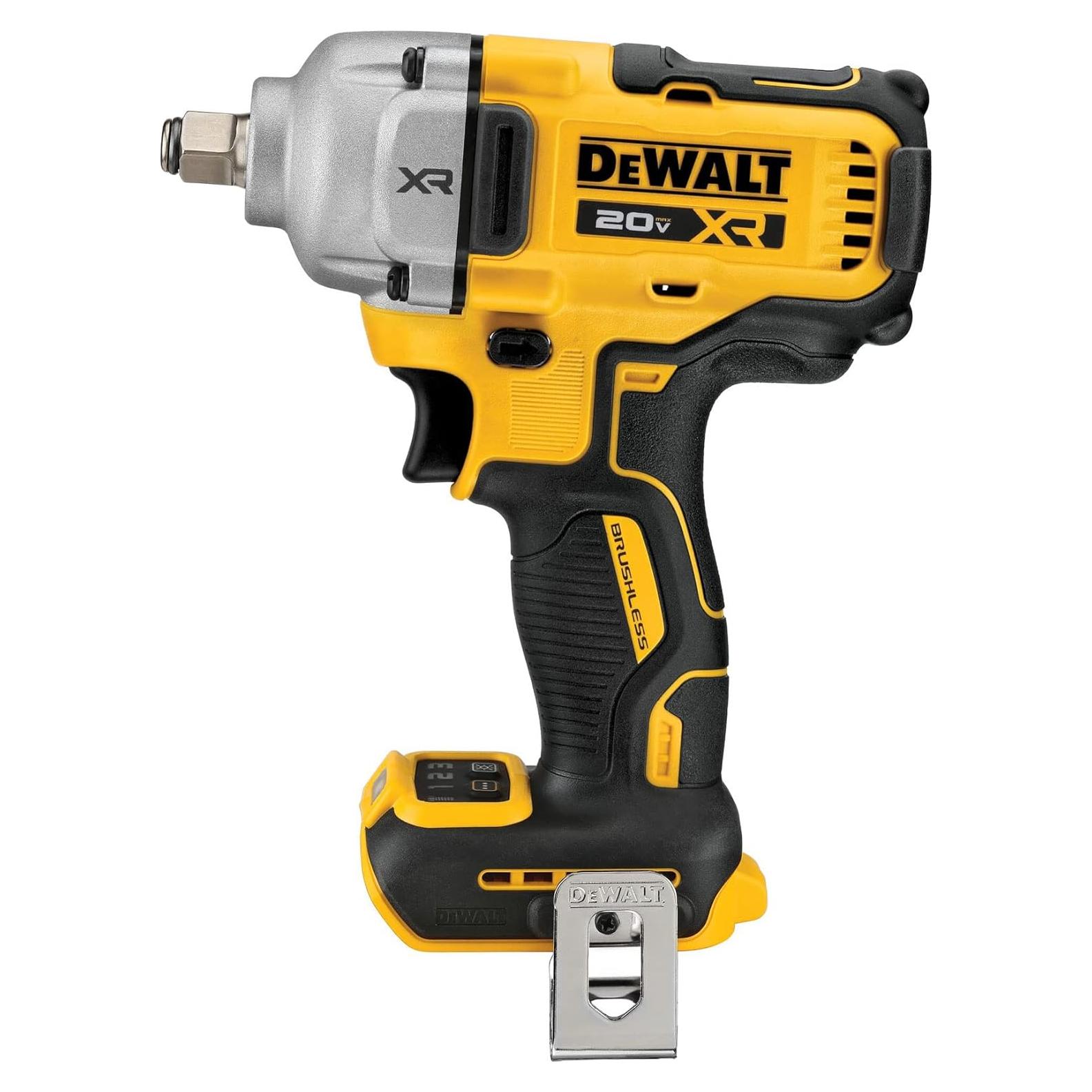 Dewalt DCF891BR 20V MAX XR Brushless Lithium-Ion 1/2 in. Cordless Mid-Range Impact Wrench with Hog Ring Anvil (Tool Only) (Renewed)