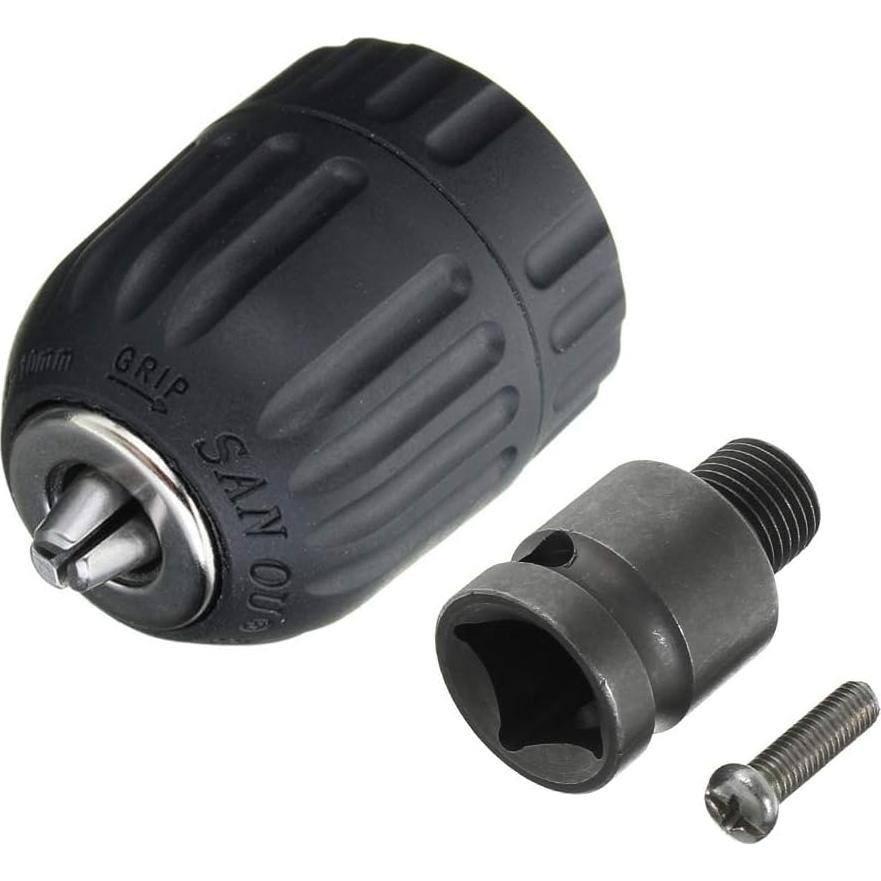 Mandril Sin Llave Yakamoz 0.8-10mm con Adaptador 1/2"