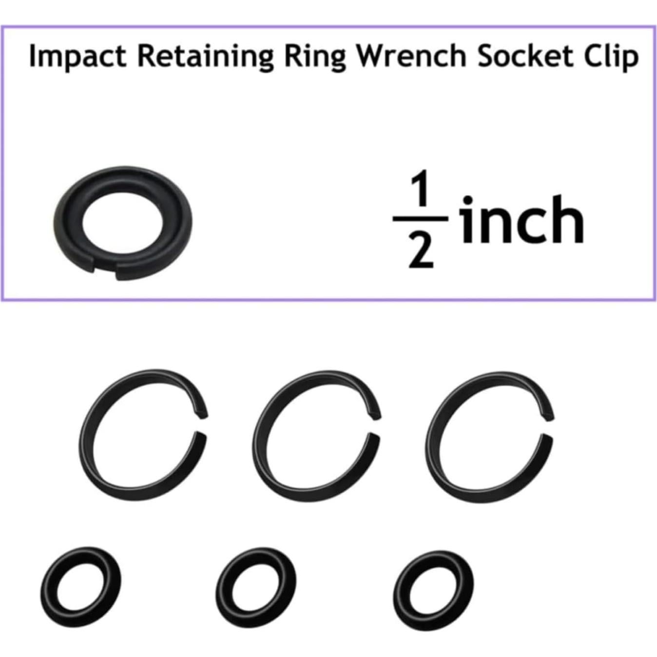 Kit de Anillos Retenedores TALSWIF 1/2" y 3/8" con O-Ring