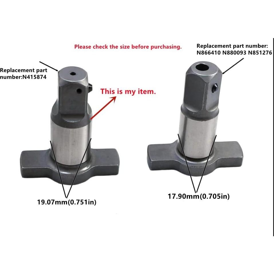 Yunque Compatible Palart N415874 para Llave de Impacto