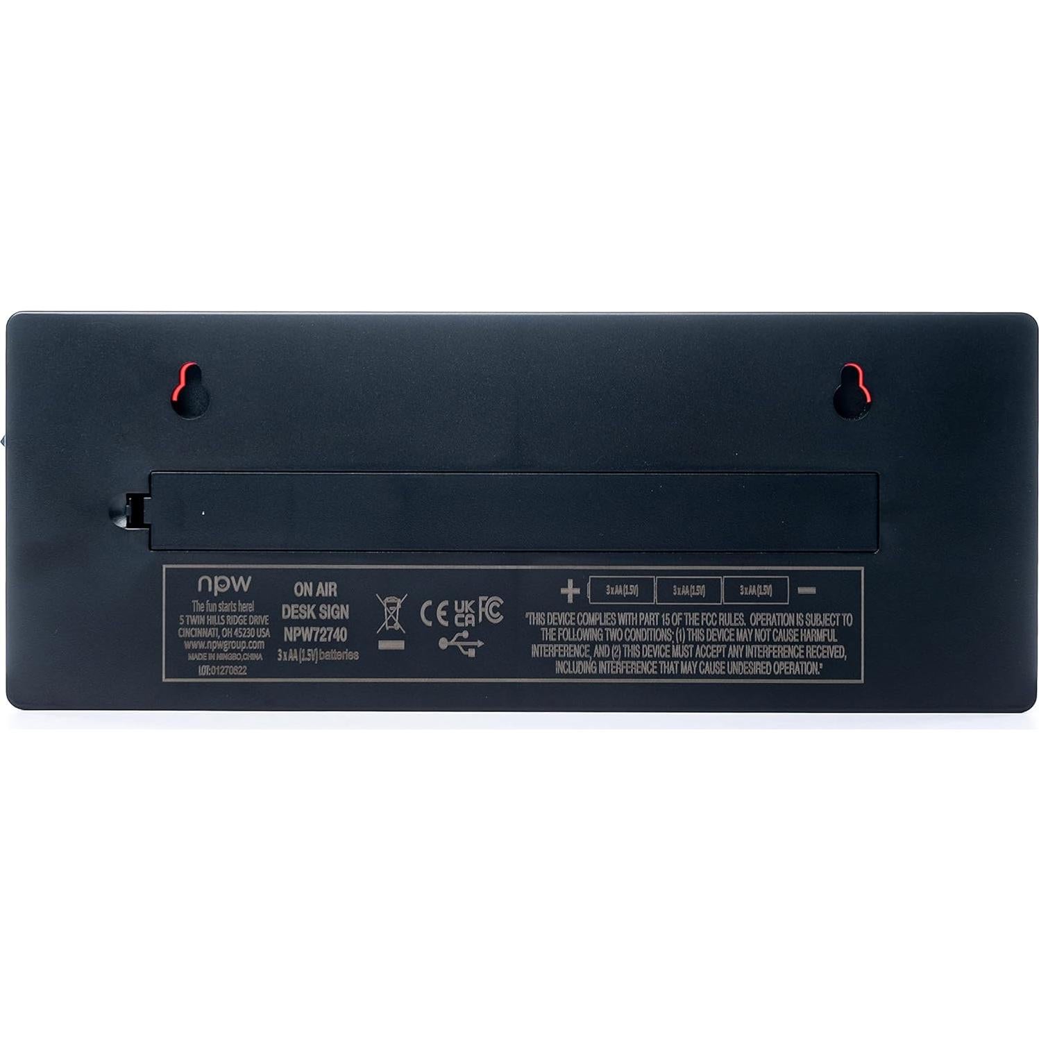 Señal On Air LED NPW 72740 para Estudio y Streaming