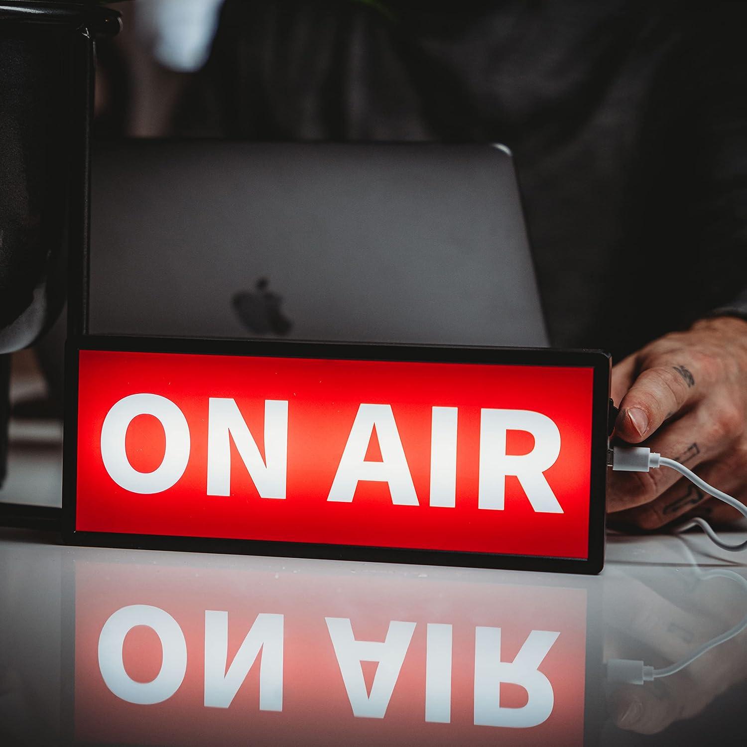 Señal On Air LED NPW 72740 para Estudio y Streaming