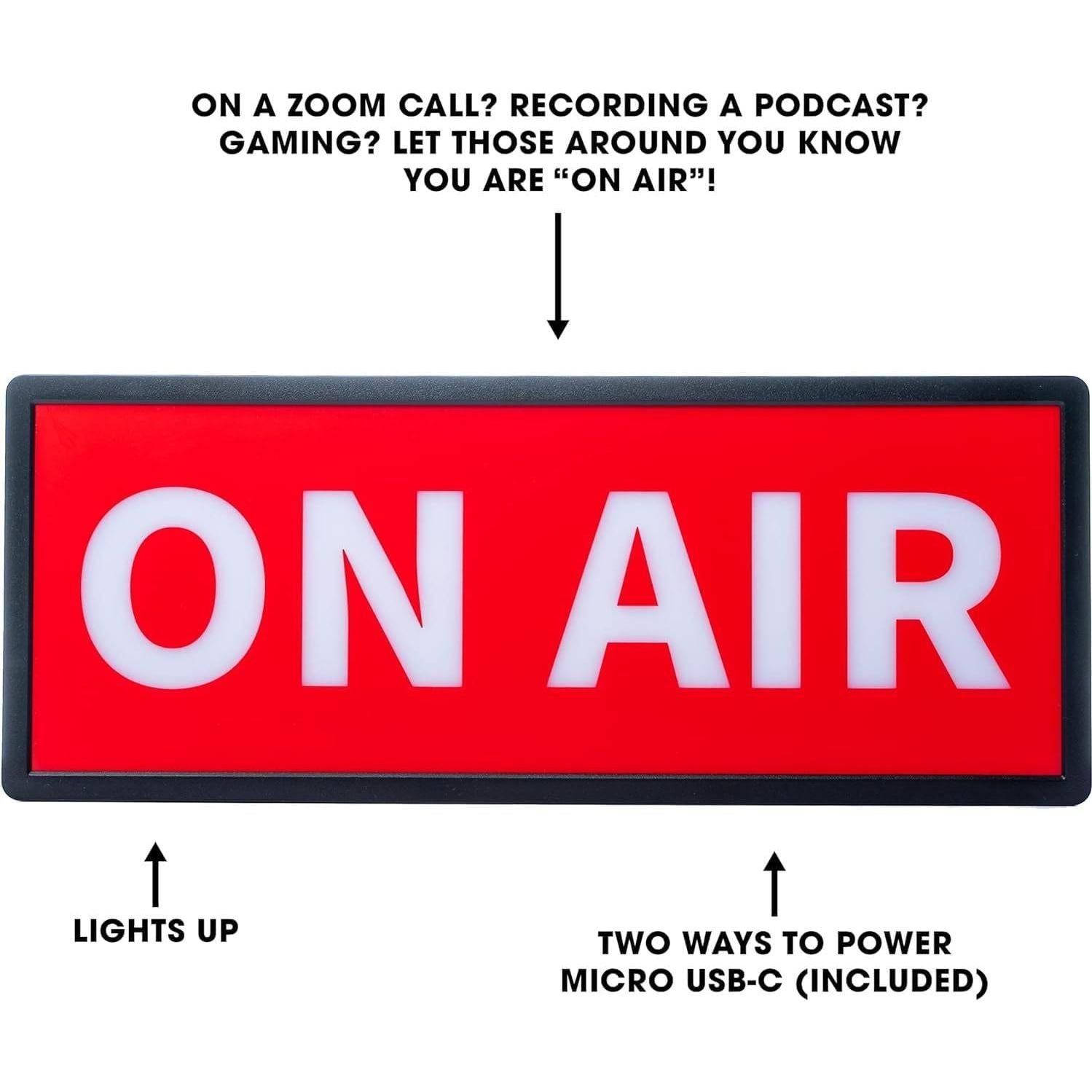 Señal On Air LED NPW 72740 para Estudio y Streaming