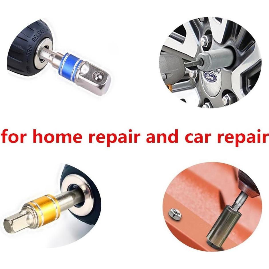 Juego de Adaptadores CIGOTU 3 Piezas para Taladro