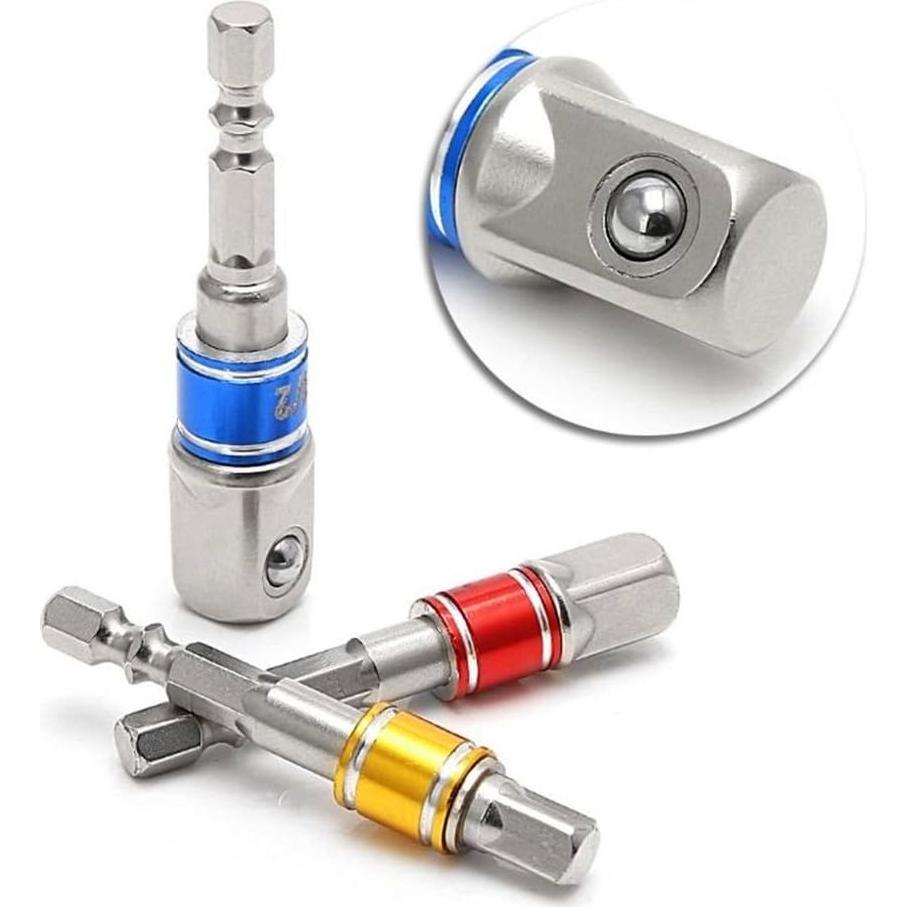 Juego de Adaptadores CIGOTU 3 Piezas para Taladro