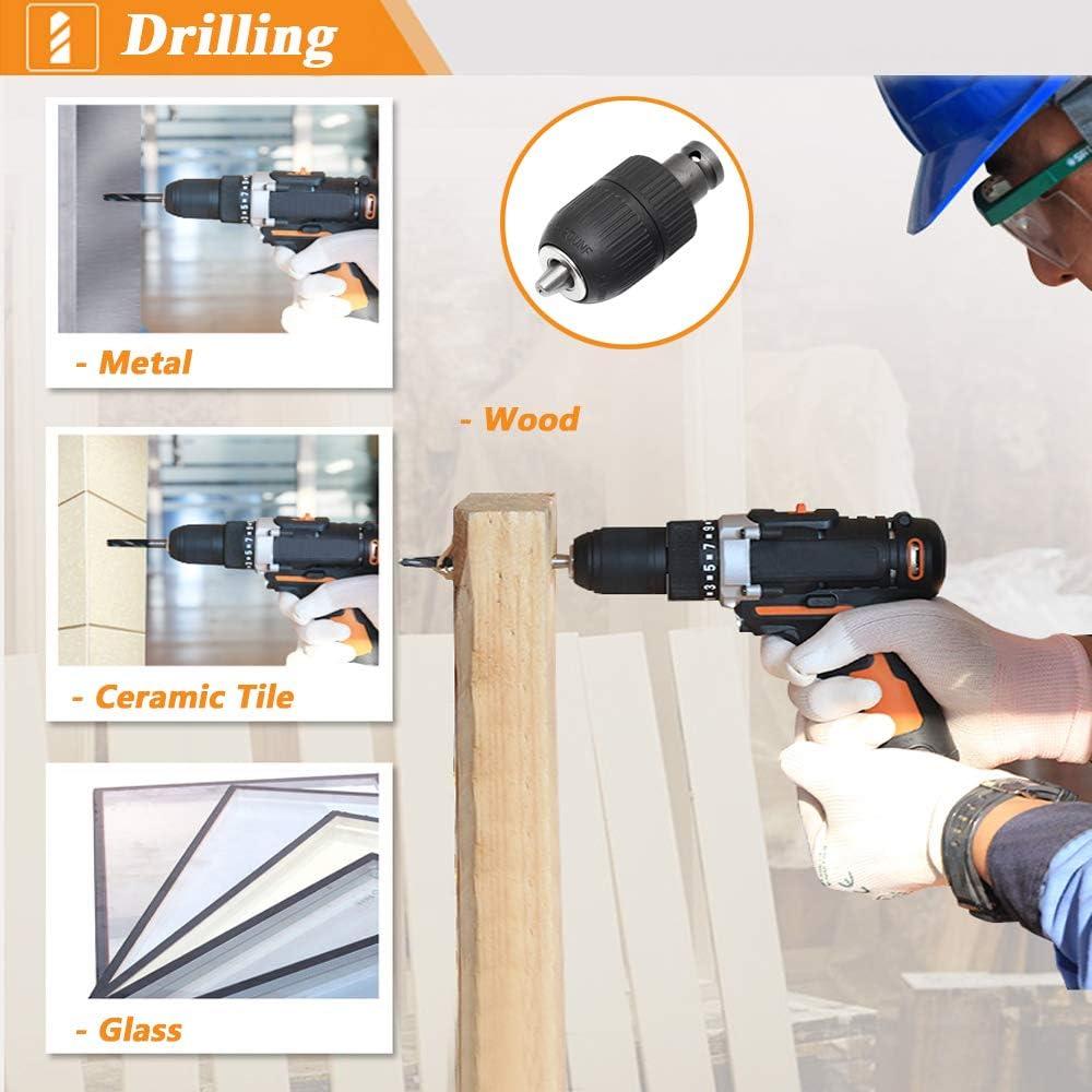 Adaptador Chuck Sin Llave Mesee 2-13mm para Taladro