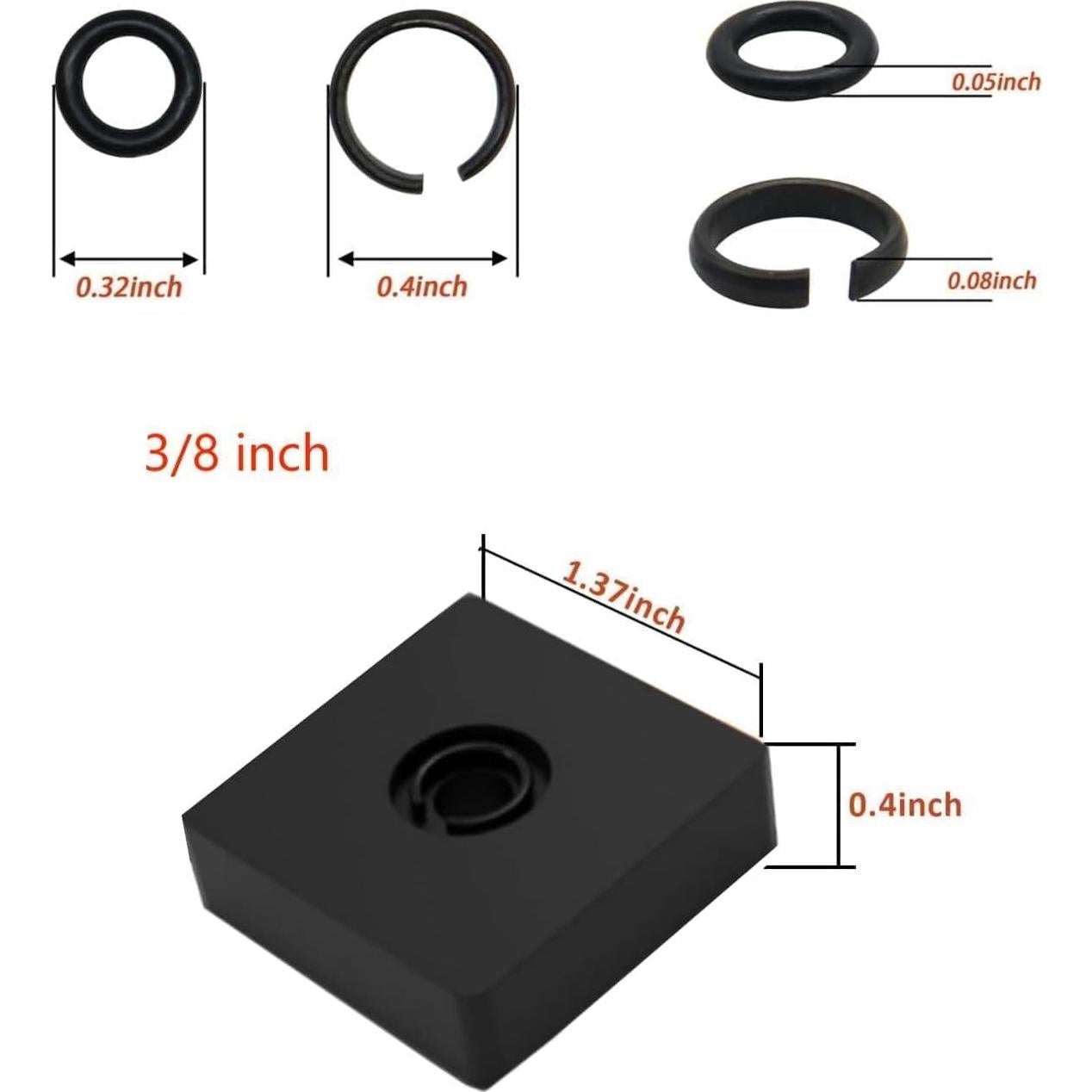 Kit 20 Anillos de Retención 1/2" y 3/8" BLOLACDZ