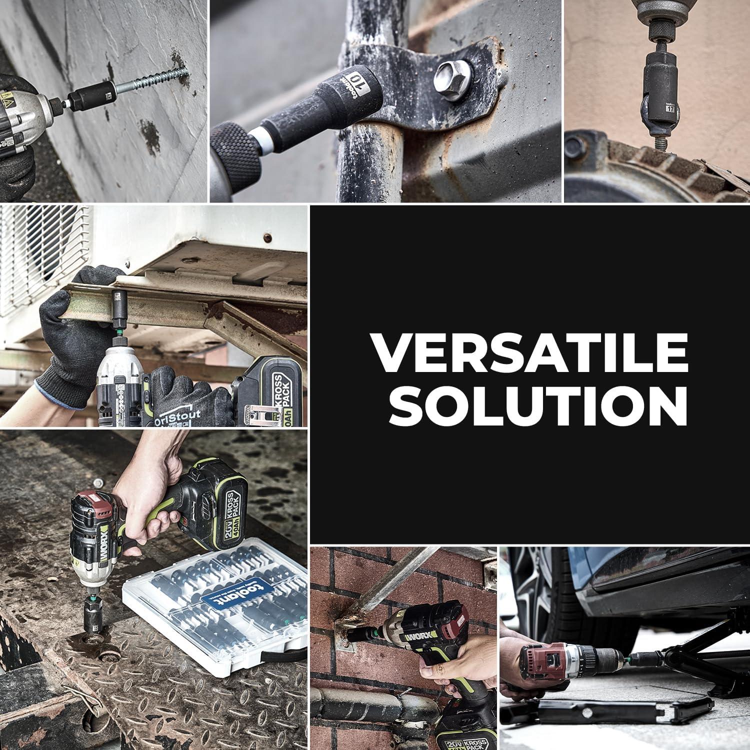 Set de Controladores de Tuercas Toolant 34 Piezas Acero