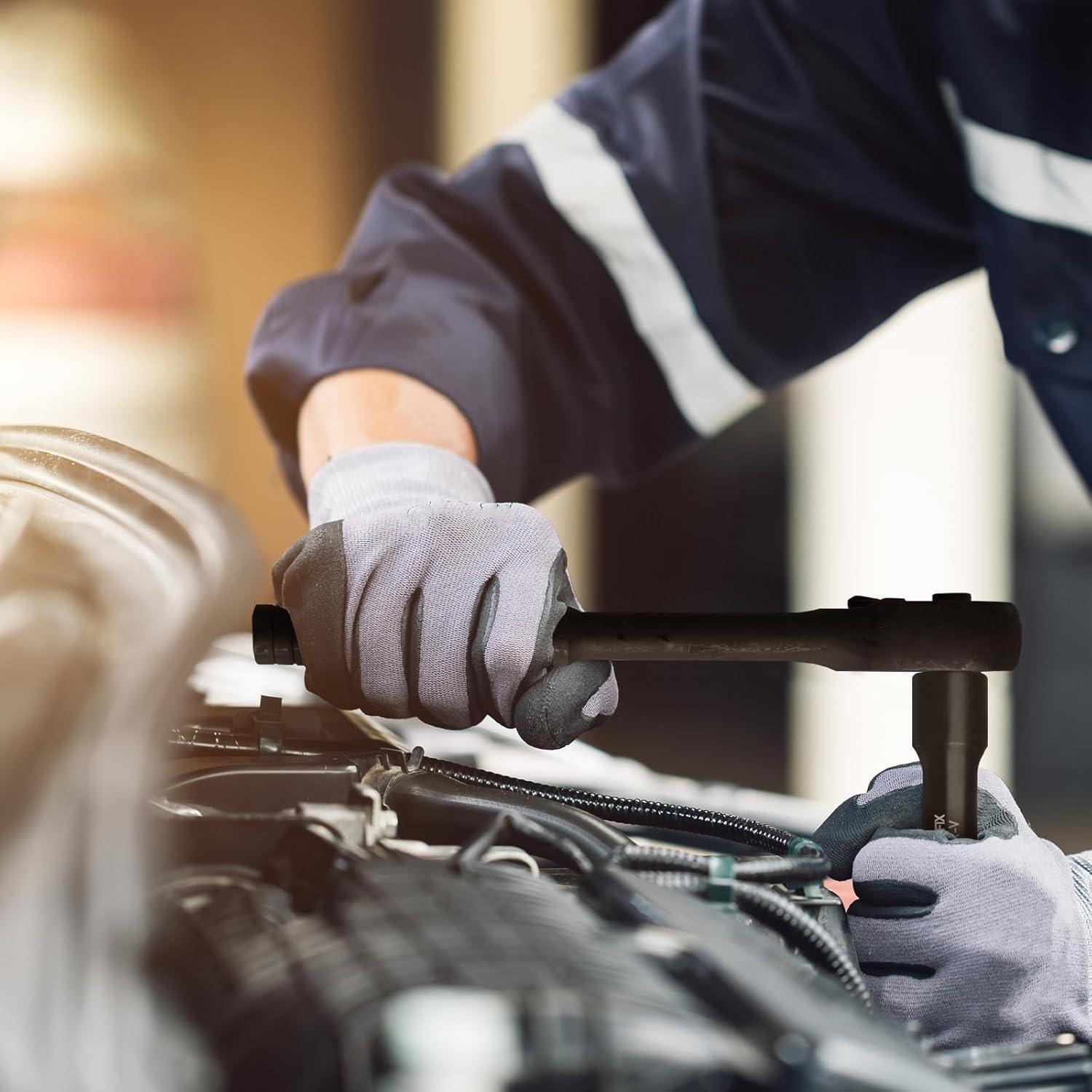 Juego de Enchufes de Impacto EGOFIX 50 Piezas 3/8" SAE y Métrico