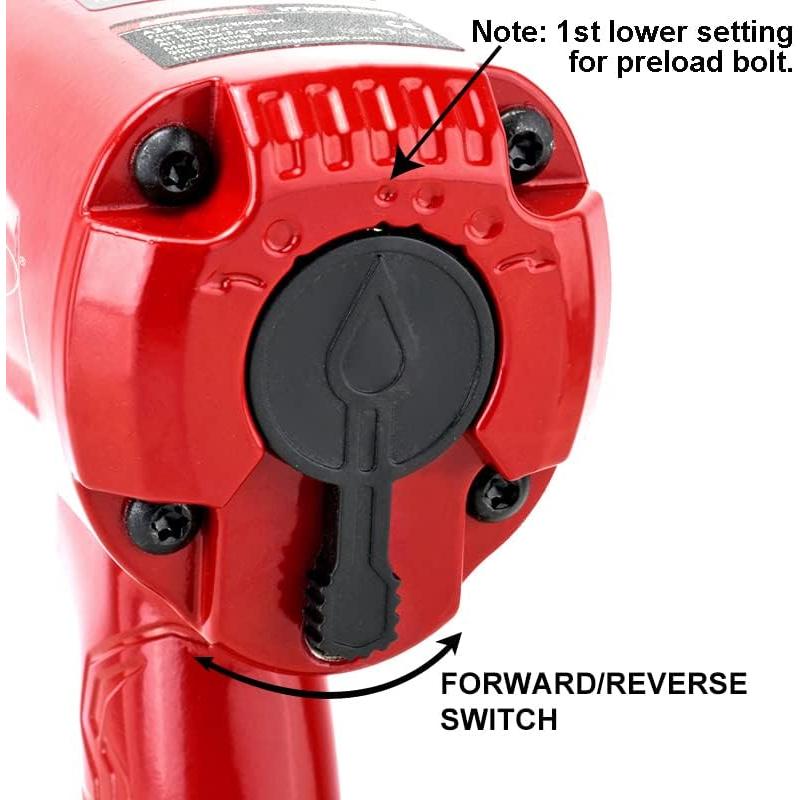 Llave de Impacto Neumática AEROPRO A398 1/2" 1000 Nm