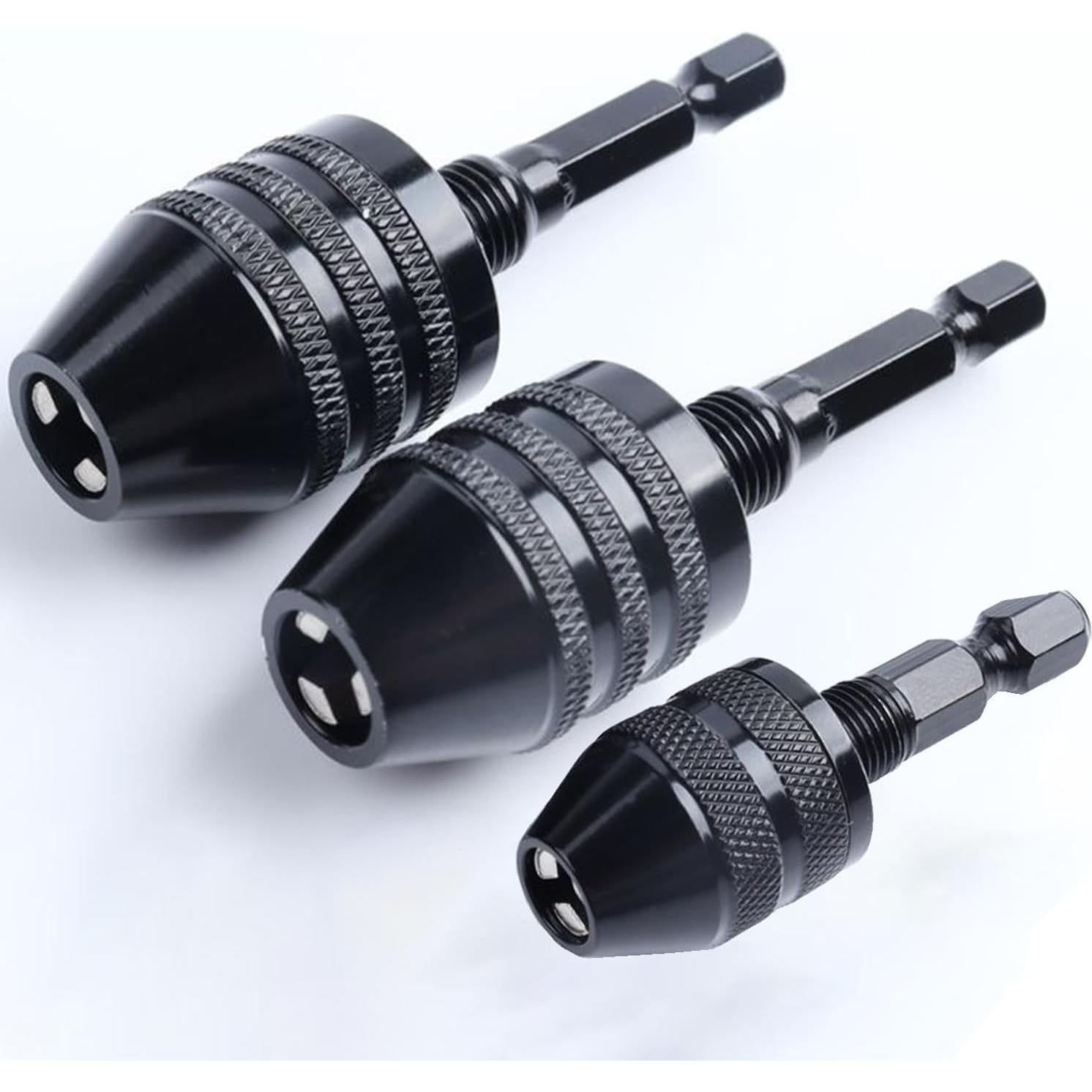 Adaptador Chuck Sin Llave Resze 3 Piezas 0.3-8mm