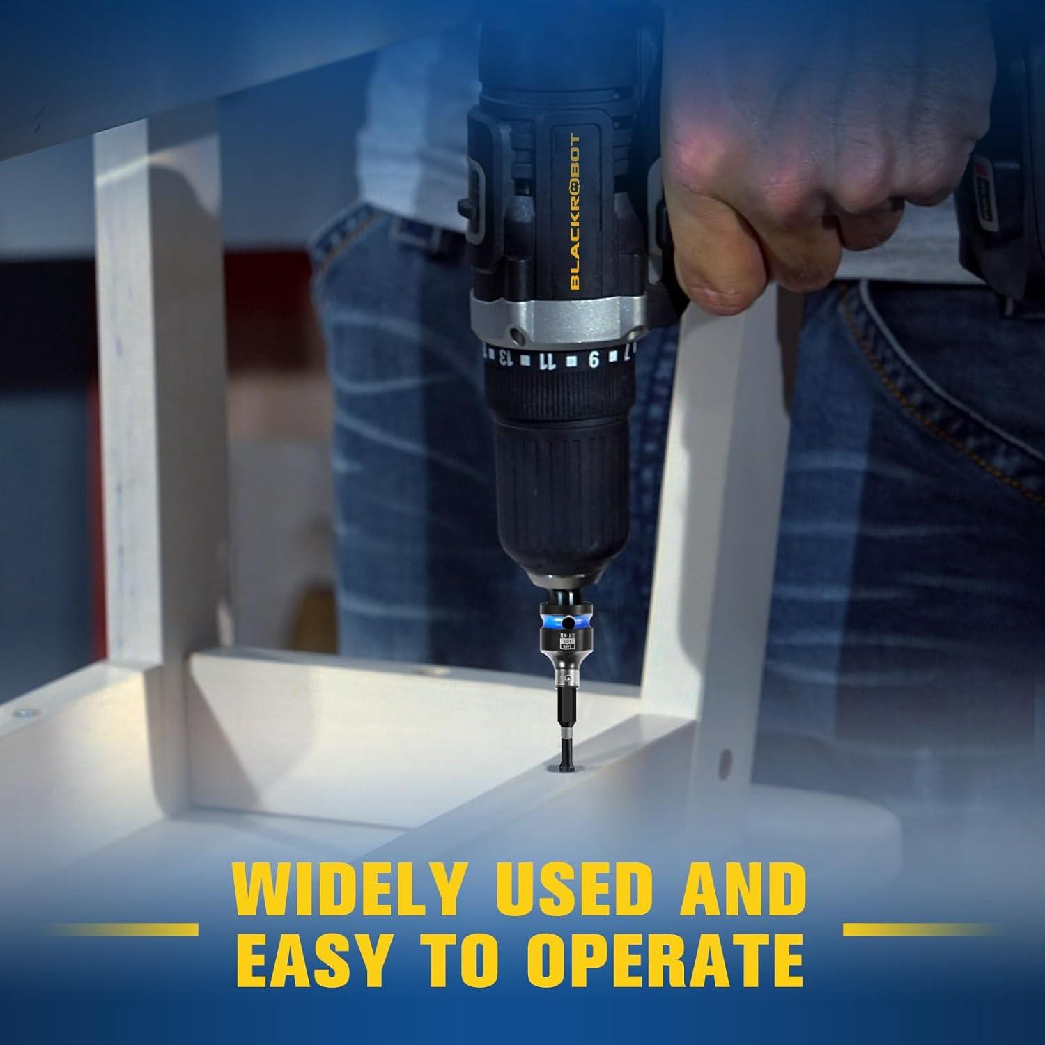 Adaptadores de Socket 1/2 a 1/4 BLACKROBOT 2PCS Acero Cr-Mo