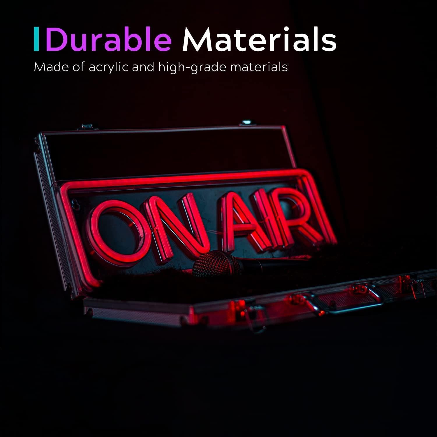 Cartel de Neón ON AIR Leburry 41.9x15.2cm LED USB